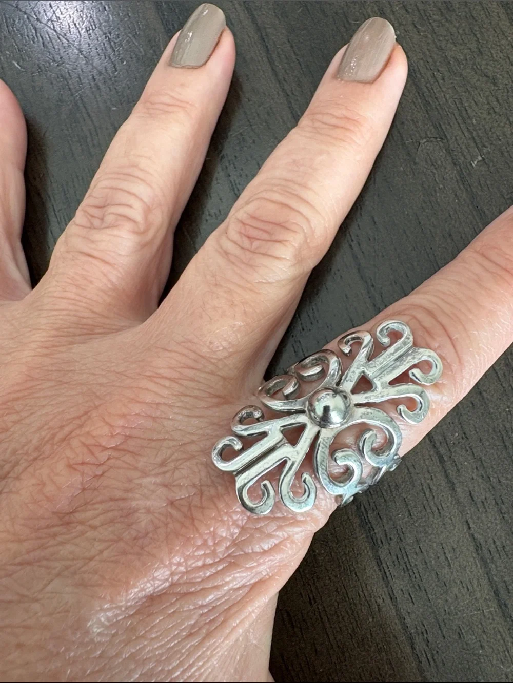 Sterling Silver Openwork Filigree Mexico